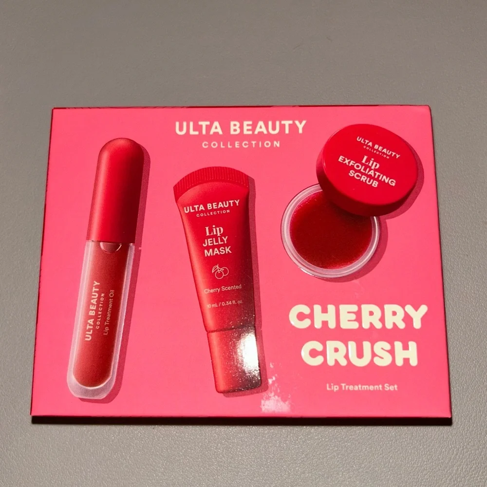 Ulta Beauty Cherry Crush Lip Care Trio NEW - Picture 1 of 3